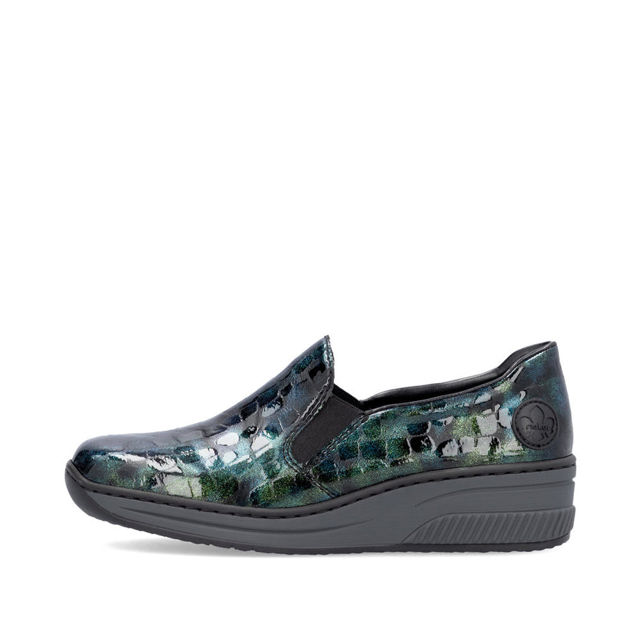 Rieker 48752 Shoes-Green Multi