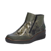 Rieker 48754 Ankle Boot-Forest