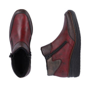 Rieker 48754 Ankle Boots-Bordo