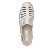 Rieker 48763-60 Ladies' Shoes-Cream