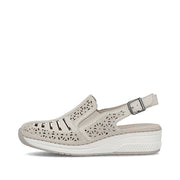Rieker 48763-60 Ladies' Shoes-Cream