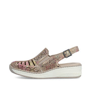 Rieker 48763-90 Ladies' Shoes-Beige Multi