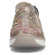 Rieker 48763-90 Ladies' Shoes-Beige Multi