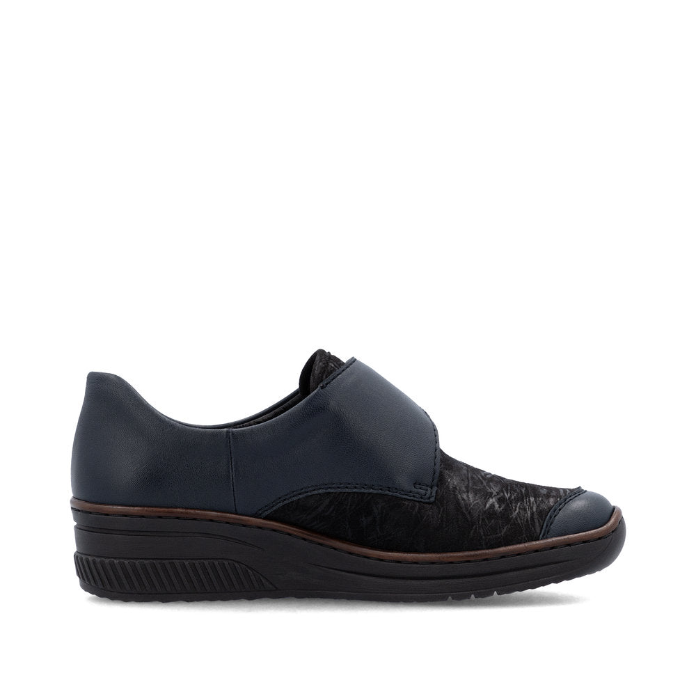 Rieker 487C0-15 Shoes-NAVY