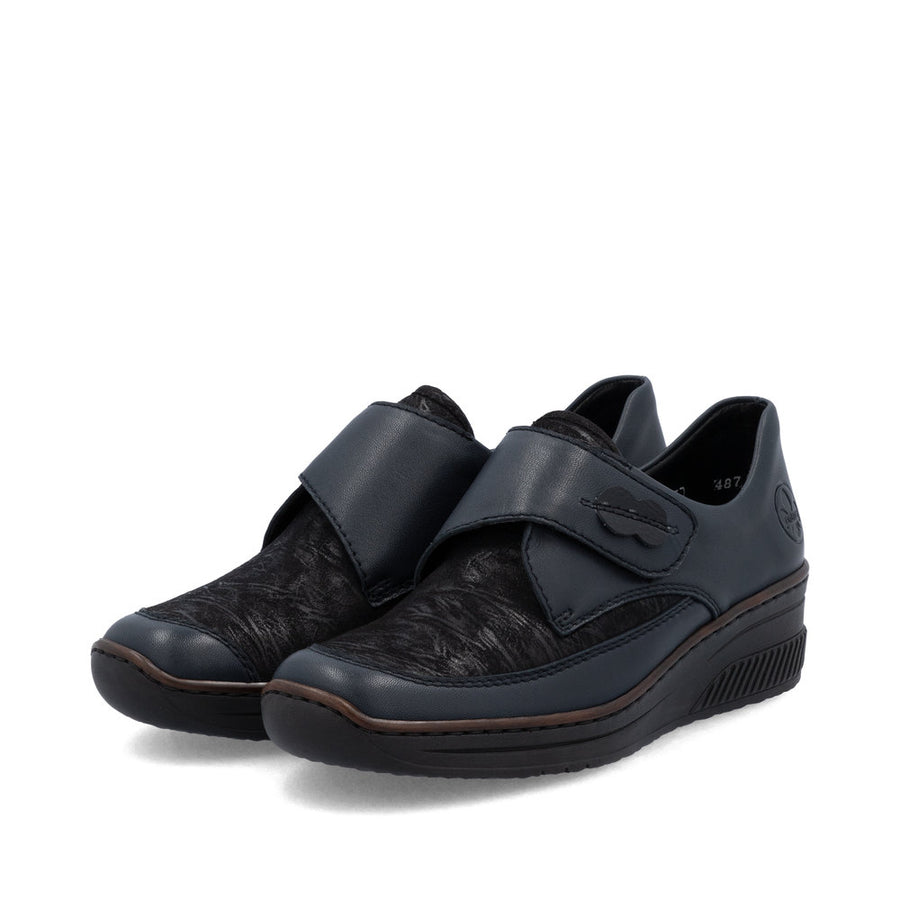 Rieker 487C0-15 Shoes-NAVY
