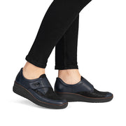 Rieker 487C0-15 Shoes-NAVY