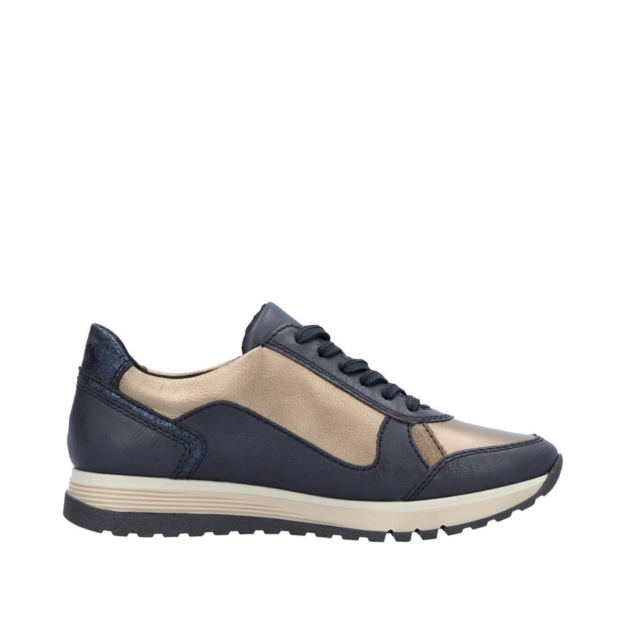 Rieker 49002 Ladies Sneaker-Navy Multi