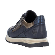 Rieker 49002 Ladies Sneaker-Navy Multi