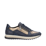 Rieker 49002 Ladies Sneaker-Navy Multi