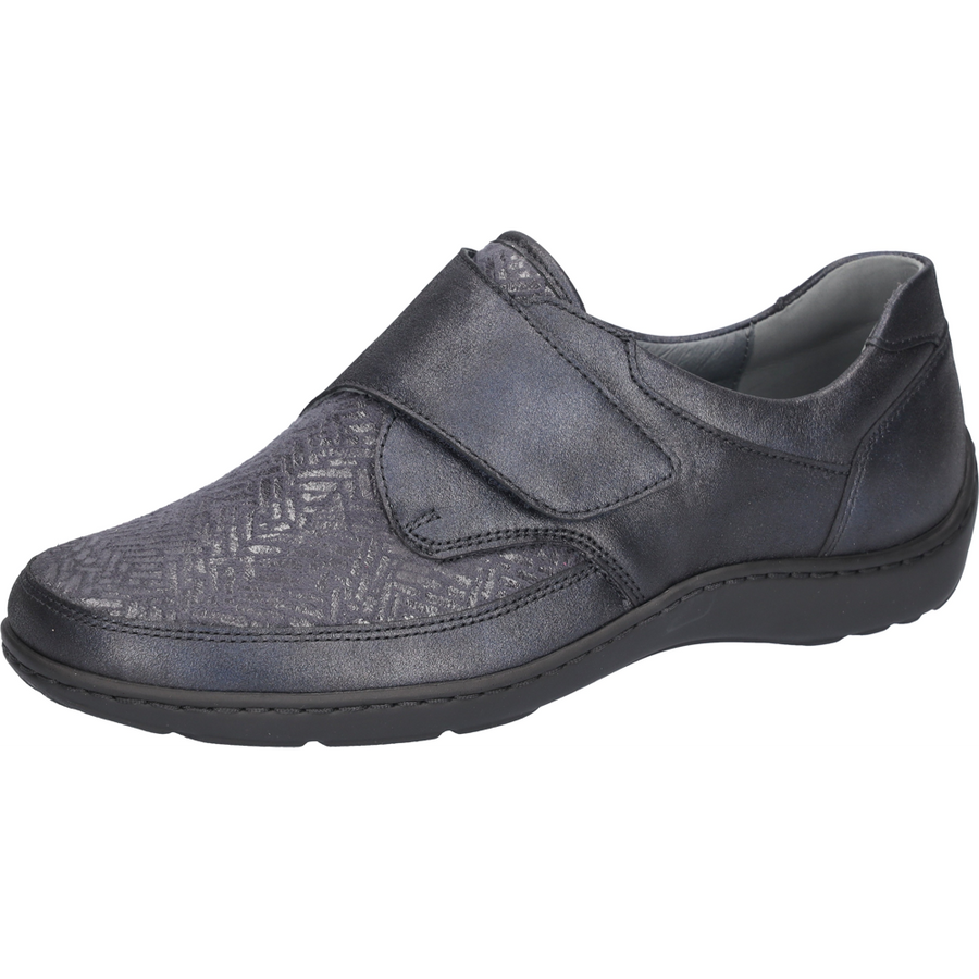 Waldlaufer 496H31 Ladies Shoe-Navy H