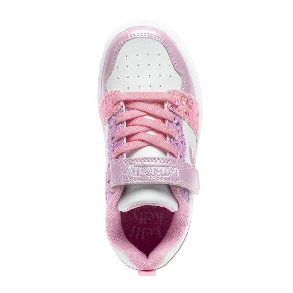 Lelli Kelly 4715 Girls Trainer-WHITE/PINK