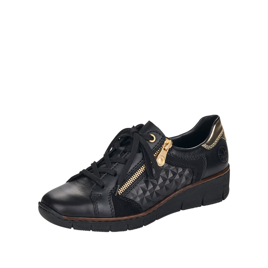 Rieker 53703 Shoes-Black