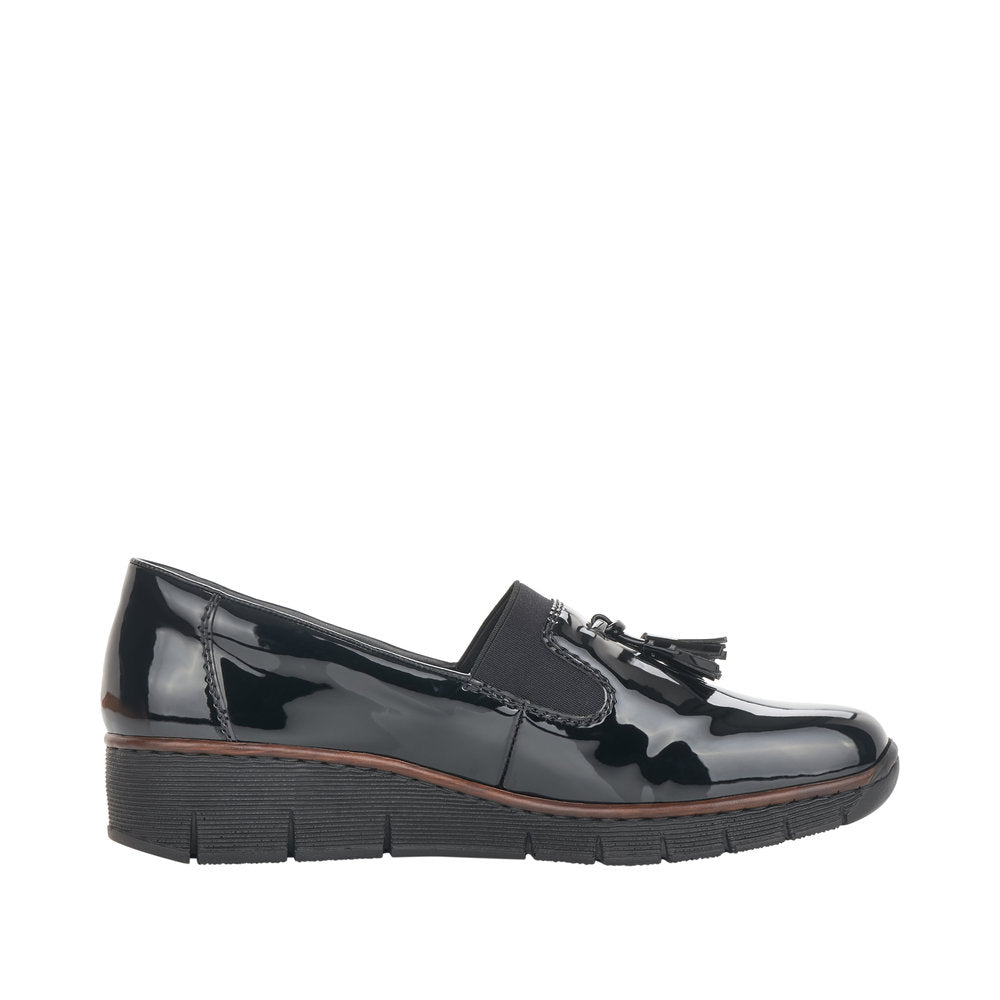 Rieker 53751 Ladies Shoe-Black