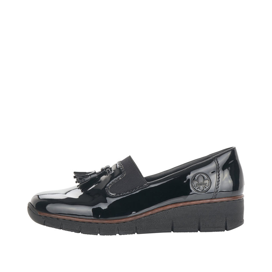 Rieker 53751 Ladies Shoe-Black