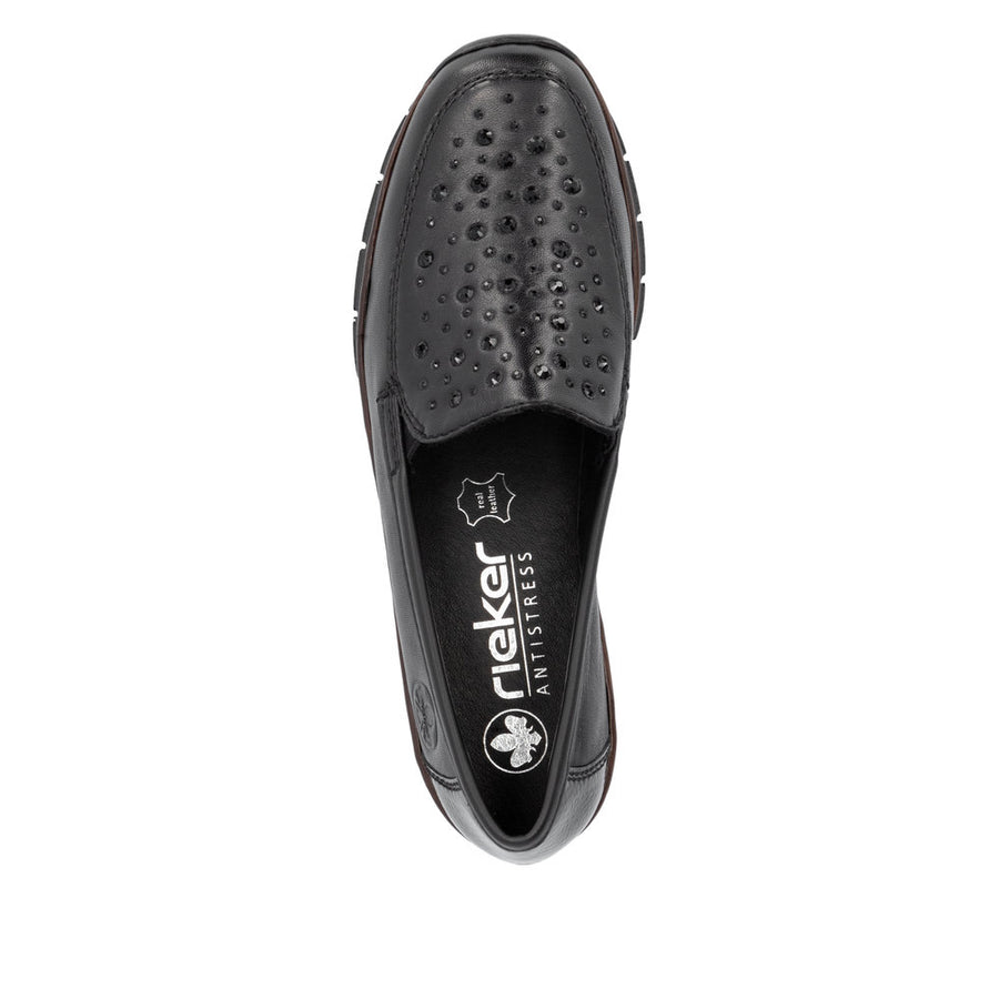 Rieker 53752 Ladies Shoe-Black