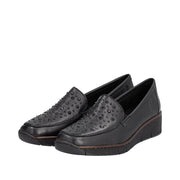 Rieker 53752 Ladies Shoe-Black