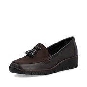 Rieker 53771-25 Ladies' Shoes-Mocca