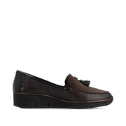 Rieker 53771-25 Ladies' Shoes-Mocca