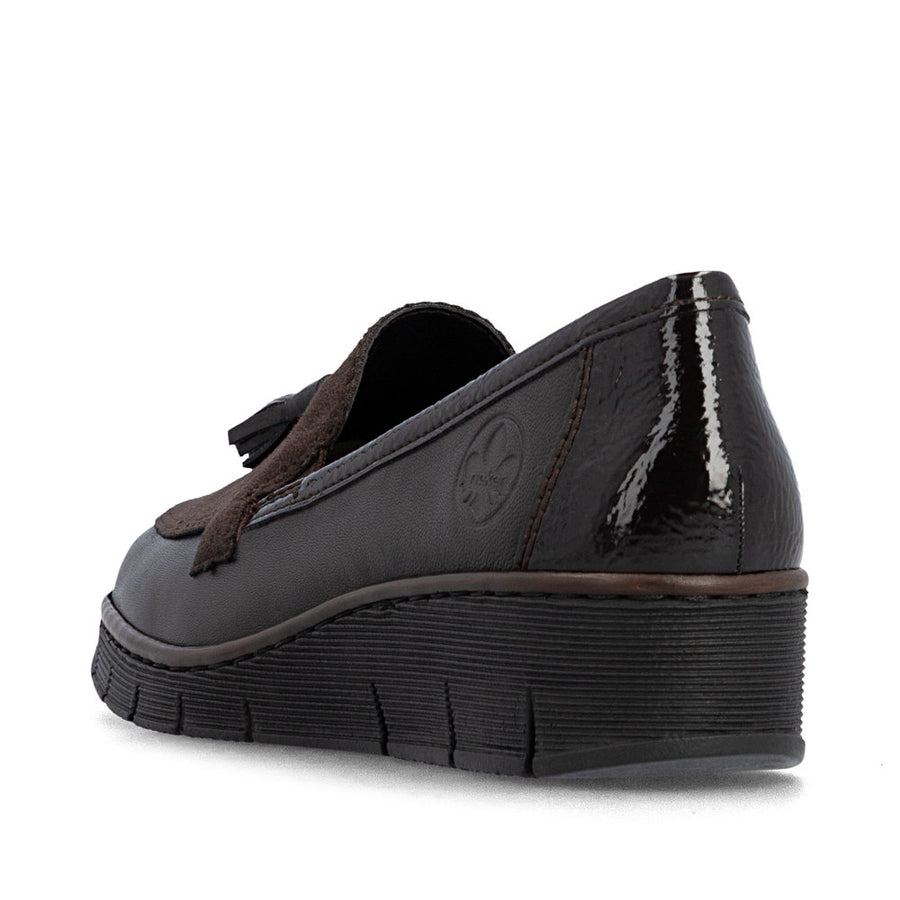 Rieker 53771-25 Ladies' Shoes-Mocca