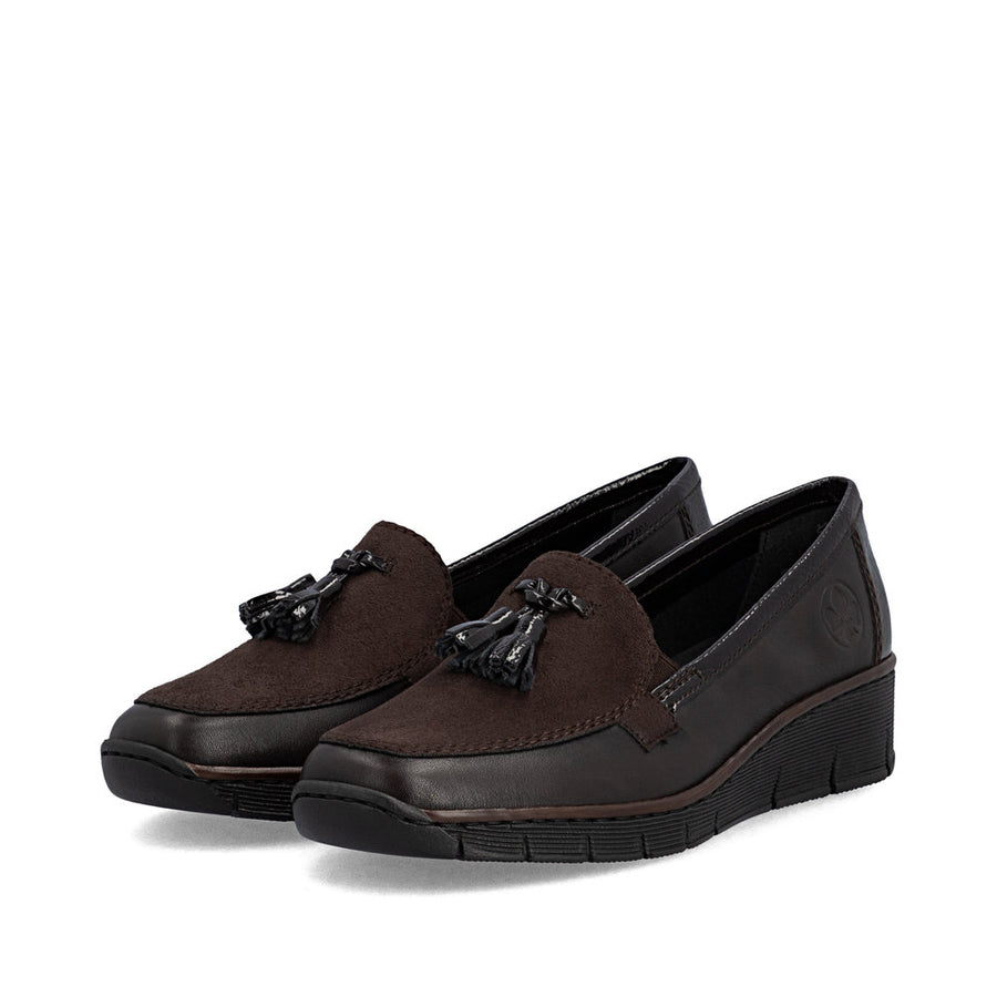 Rieker 53771-25 Ladies' Shoes-Mocca