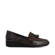Rieker 53771-25 Ladies' Shoes-Mocca