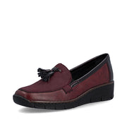 Rieker 53771-35 Ladies' Shoes-Bordo