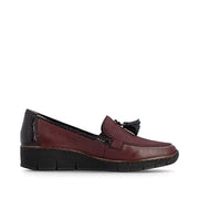 Rieker 53771-35 Ladies' Shoes-Bordo