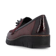 Rieker 53771-35 Ladies' Shoes-Bordo