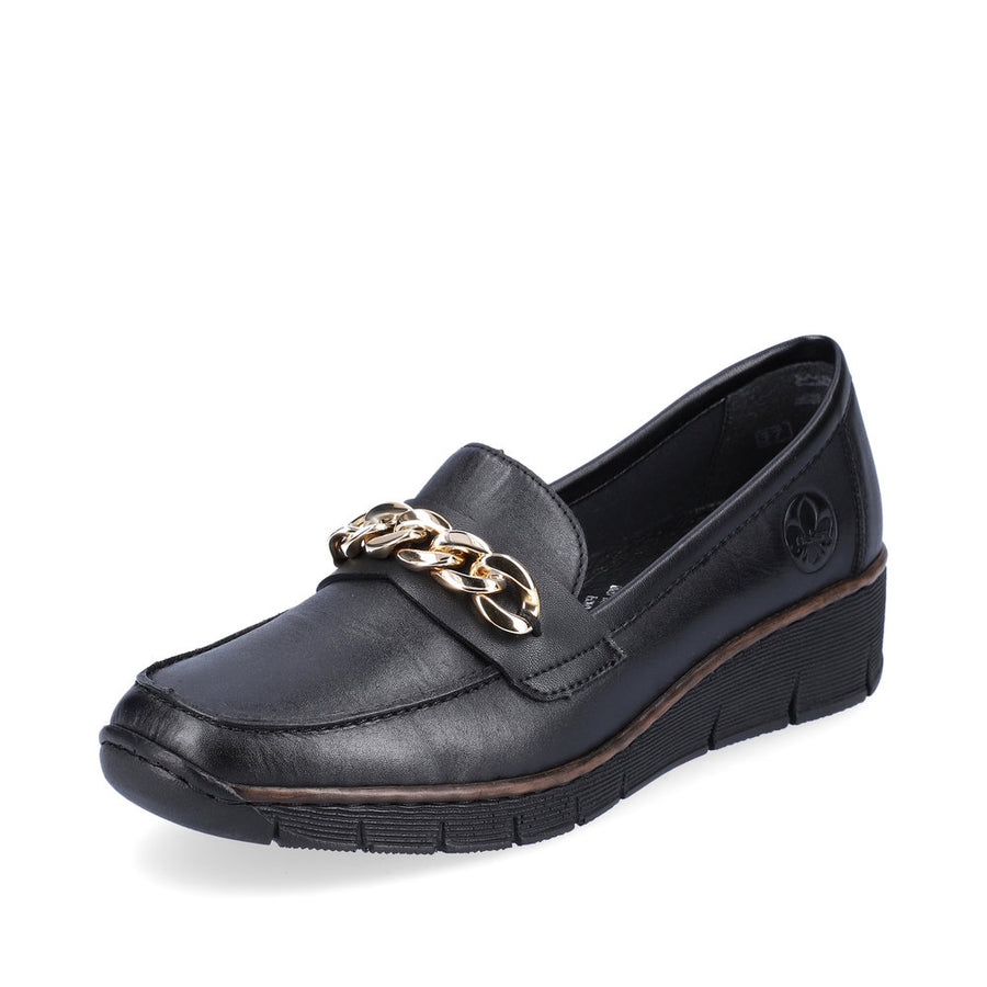 Rieker 53777 Shoes-Black