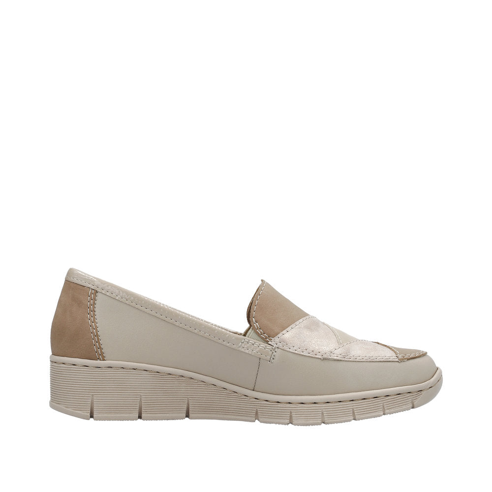 Rieker 53785 Shoes-Beige