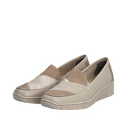 Rieker 53785 Shoes-Beige