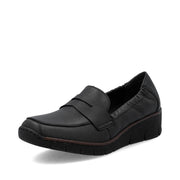 Rieker 53797-00 Shoes-Black