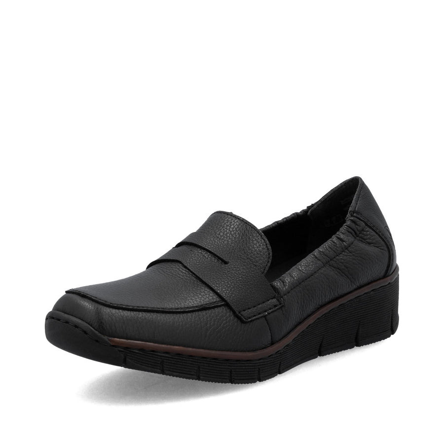 Rieker 53797-00 Shoes-Black