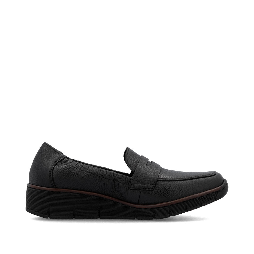 Rieker 53797-00 Shoes-Black
