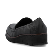 Rieker 53797-00 Shoes-Black