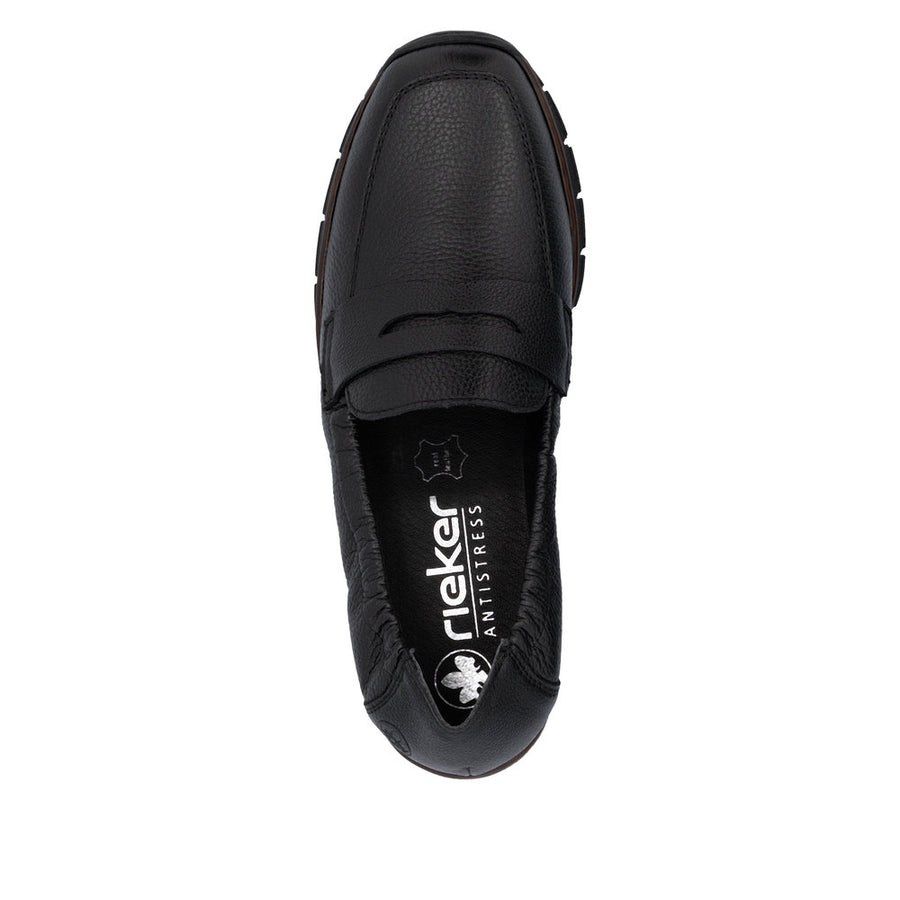 Rieker 53797-00 Shoes-Black