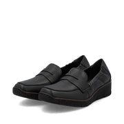 Rieker 53797-00 Shoes-Black
