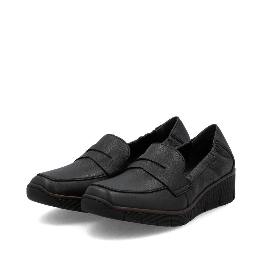 Rieker 53797-00 Shoes-Black