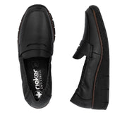 Rieker 53797-00 Shoes-Black