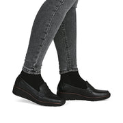 Rieker 53797-00 Shoes-Black