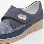 Rieker 537C0 Shoes-Jeans Blue E