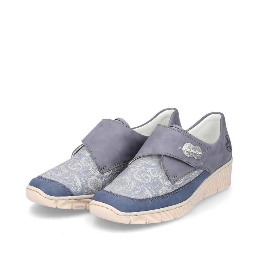 Rieker 537C0 Shoes-Jeans Blue E