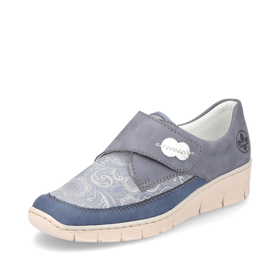 Rieker 537C0 Shoes-Jeans Blue E