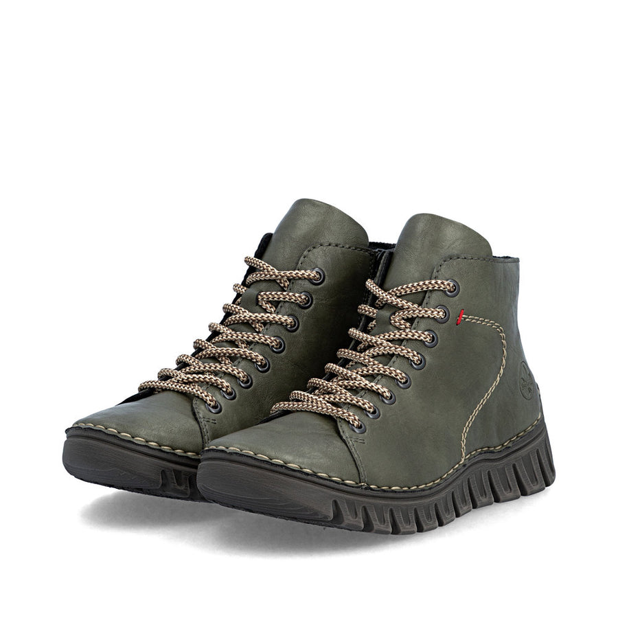 Rieker 57501-54 Ankle Boots-Khaki
