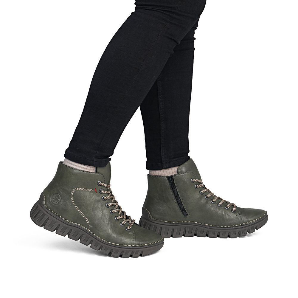 Rieker 57501-54 Ankle Boots-Khaki