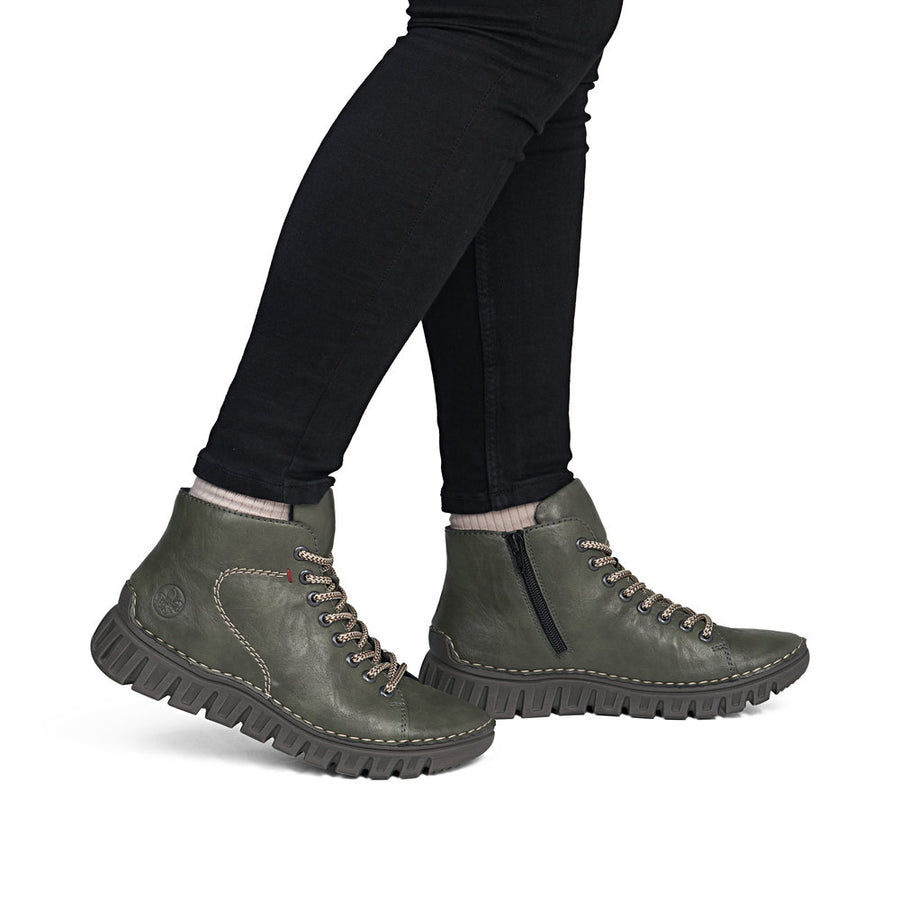 Rieker 57501-54 Ankle Boots-Khaki