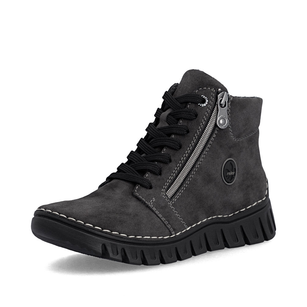 Rieker 57502-45 Ankle Boots-Anthracite