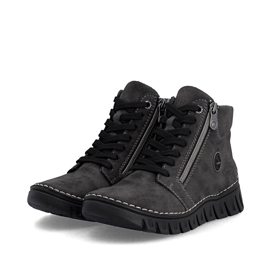 Rieker 57502-45 Ankle Boots-Anthracite