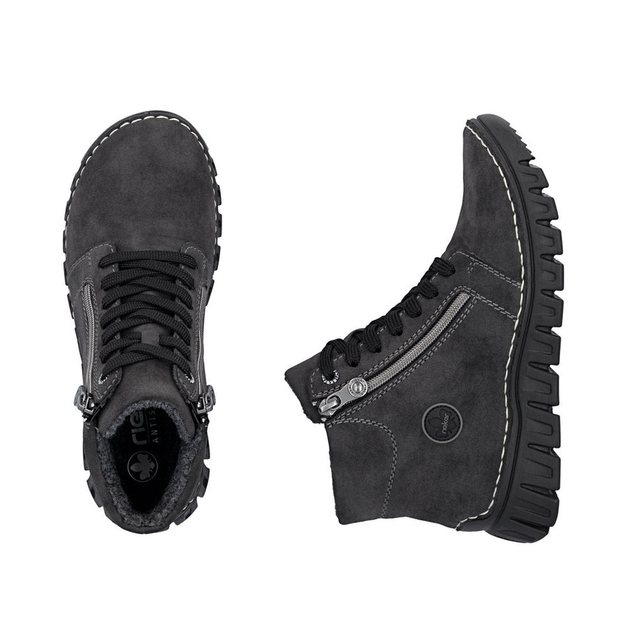 Rieker 57502-45 Ankle Boots-Anthracite