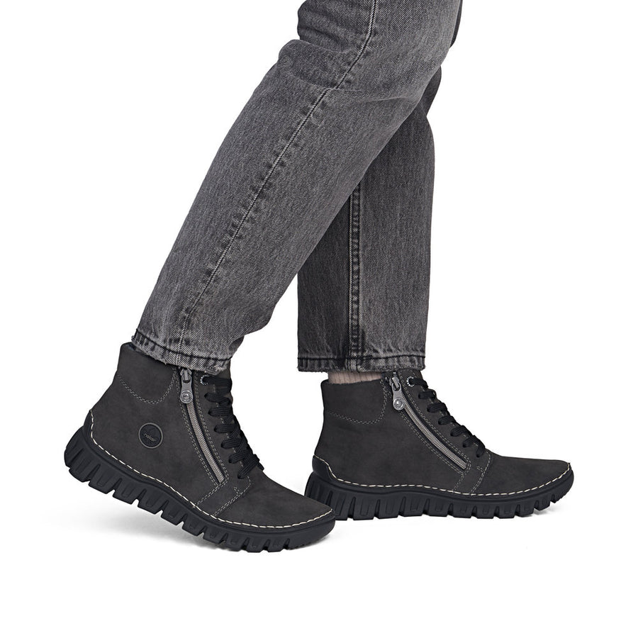 Rieker 57502-45 Ankle Boots-Anthracite
